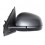 Retroviseur complet SMART FORFOUR 2014- - Manuel- Bombee- Droit- Sonde- Coiffe noir