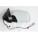 Retroviseur complet BMW X5 04/2000-02/2007 - Electrique - Droit - Dégivrant - Aspherique Bleue - Coiffe a peindre