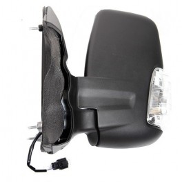 Retroviseur complet FORD TRANSIT 2014- Manuel-Clignotant-Gauche--Coiffe noir-Bras court
