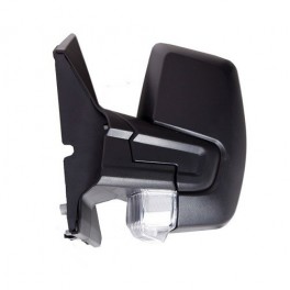 Retroviseur complet FORD TRANSIT CUSTOM 2013- Manuel-Clignotant-Coiffe noir-Gauche