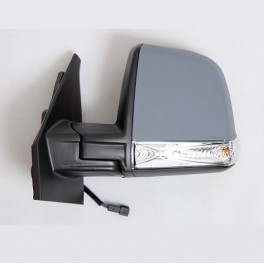 Retroviseur complet OPEL COMBO 01/2011- - Electrique - Gauche - Degivrant - Glace Bombee - Coiffe a peindre - Clignotant