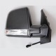 Retroviseur complet OPEL COMBO 01/2011- - Electrique - Droit - Degivrant - Glace Bombee - Coiffe Noir - Clignotant