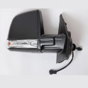 Retroviseur complet OPEL COMBO 01/2011- - Manuel - Droit - Glace Bombee - Coiffe Noir - Clignotant