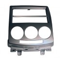 SUPPORT AUTORADIO MAZDA 5 2005-2010 ARGENT AVEC VIDE POCHE
