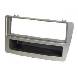 SUPPORT AUTORADIO HONDA CIVIC 12/2003-2006 avec CLIM AUTO couleur ARGENT