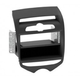 SUPPORT AUTORADIO HYUNDAI IX20 CLIM MANUEL 11/2010- 1 DIN et VIDE POCHE NOIR