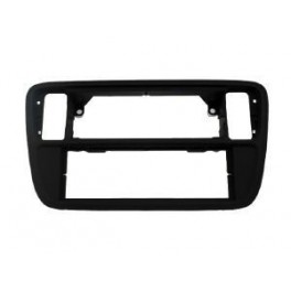 SUPPORT AUTORADIO SEAT Mii 2012- Noir mat RUBBER TOUCH