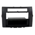 SUPPORT AUTORADIO TOYOTA COROLLA VERSO 2005-2009 NOIR DOUBLE ISO AVEC VIDE POCHE