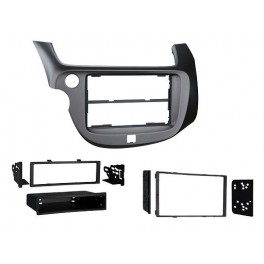SUPPORT AUTORADIO HONDA JAZZ 2011-  - Argent - 1 DIN OU 2 DIN