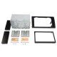 SUPPORT AUTORADIO 2 DIN AUDI A4 2002-2007 NOIR
