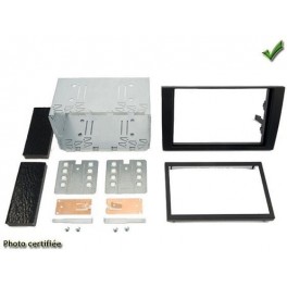 SUPPORT AUTORADIO 2 DIN AUDI A4 2006-2009 (B7) NOIR