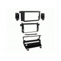 SUPPORT AUTORADIO 2 DIN BMW SERIE 3 E46 1999-2006 avec 1 bouton NOIR MAT