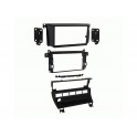 SUPPORT AUTORADIO 2 DIN BMW SERIE 3 E46 1999-2006 avec 5 boutons NOIR MAT