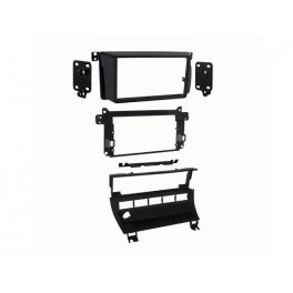SUPPORT AUTORADIO 2 DIN BMW SERIE 3 E46 1999-2006 avec 5 boutons NOIR MAT