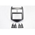 SUPPORT AUTORADIO 2 DIN CHEVROLET AVEO 10/2011- GRIS METAL