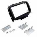 SUPPORT AUTORADIO 2 DIN CITROEN C1 2014- NOIR LAQUE