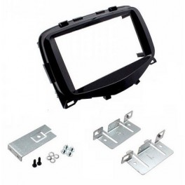 SUPPORT AUTORADIO 2 DIN CITROEN C1 2014- NOIR LAQUE