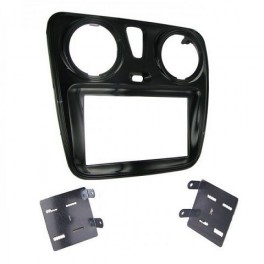 SUPPORT AUTORADIO 2 DIN DACIA DOKKER VAN 2012- NOIR LAQUE