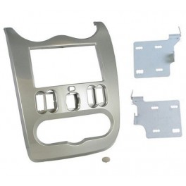 SUPPORT AUTORADIO 2 DIN DACIA DUSTER 2010-2012 - GRIS CLAIR