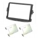 SUPPORT AUTORADIO 2 DIN DACIA DUSTER 2012- GRIS FONCE