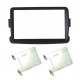 SUPPORT AUTORADIO 2 DIN DACIA DUSTER 2012- NOIR LAQUE