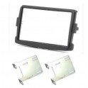 SUPPORT AUTORADIO 2 DIN DACIA LODGY 2012- GRIS FONCE