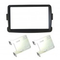 SUPPORT AUTORADIO 2 DIN DACIA SANDERO 2013- NOIR LAQUE