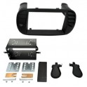 SUPPORT AUTORADIO 2 DIN FIAT 500 2007-2015 NOIR MAT