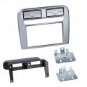 SUPPORT AUTORADIO 2 DIN FIAT GRANDE PUNTO 2005-2009 ARGENT
