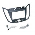 SUPPORT AUTORADIO 2 DIN FORD CMAX 12/2010- GRIS