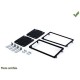 SUPPORT AUTORADIO 2 DIN KIA CARNIVAL 2002-2006 NOIR
