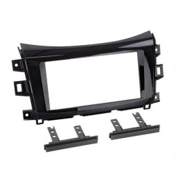 SUPPORT AUTORADIO 2 DIN NISSAN NAVARA 2015- NOIR MAT