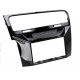 SUPPORT AUTORADIO 2 DIN VOLKSWAGEN GOLF 7 2013- NOIR LAQUE