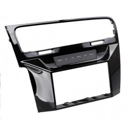 SUPPORT AUTORADIO 2 DIN VOLKSWAGEN GOLF 7 2013- NOIR LAQUE