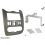SUPPORT AUTORADIO 2 DIN DACIA DUSTER 2010-2012 GRIS FONCE