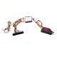 FAISCEAU KIT MAIN LIBRE AUDI A8 2004-AVEC AMPLI BOSE CK3100/3300/3500