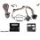 FAISCEAU KIT MAIN LIBRE AUDI A4 2008- AMPLI 10HP MMI 3G