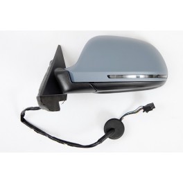 Retroviseur complet AUDI A3 2008-2010 - Electrique - Clignotant - Coiffe a peindre - Rabattable - Gauche