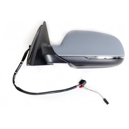 Retroviseur complet AUDI A4 2012- - Electrique - Clignotant - Coiffe a peindre - Rabattable - Gauche
