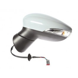 Retroviseur complet FORD FIESTA 2008- - Electrique - Degivrage - Aspherique - Clignot - Coiffe a peindre - Rabattable - Gauche