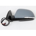 Retroviseur complet SKODA SUPERB 2009-2013 - Electrique - Coiffe a peindre - Clignotant - Droit - CIPA