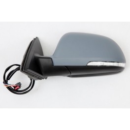 Retroviseur complet SKODA SUPERB 2009-2013 - Electrique - Coiffe a peindre - Clignotant - Droit - CIPA