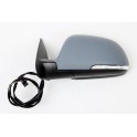 Retroviseur complet SKODA OCTAVIA 2009-2013 - Electrique - Coiffe a peindre - Clignotant - Eclainage - Rectractable - Gauche