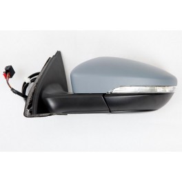 Retroviseur complet VOLKSWAGEN PASSAT 2011- - Electrique - Cligno- Coiffe a peindre - Eclai - Gauche - CIPA