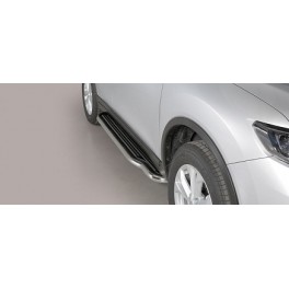 MARCHE PIEDS INOX D.50 NISSAN XTRAIL 2015- - accessoires 4X4 MISUTONIDA